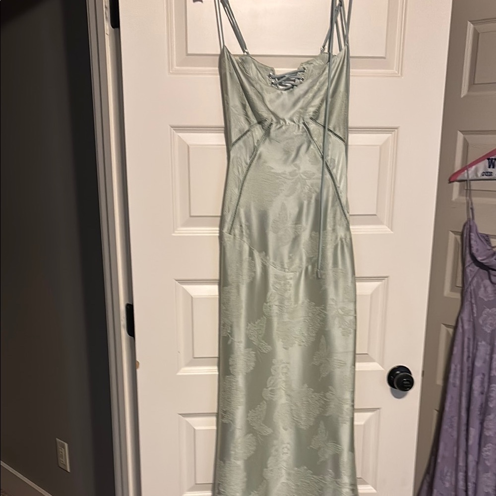 Elegant Green Maxi Dress